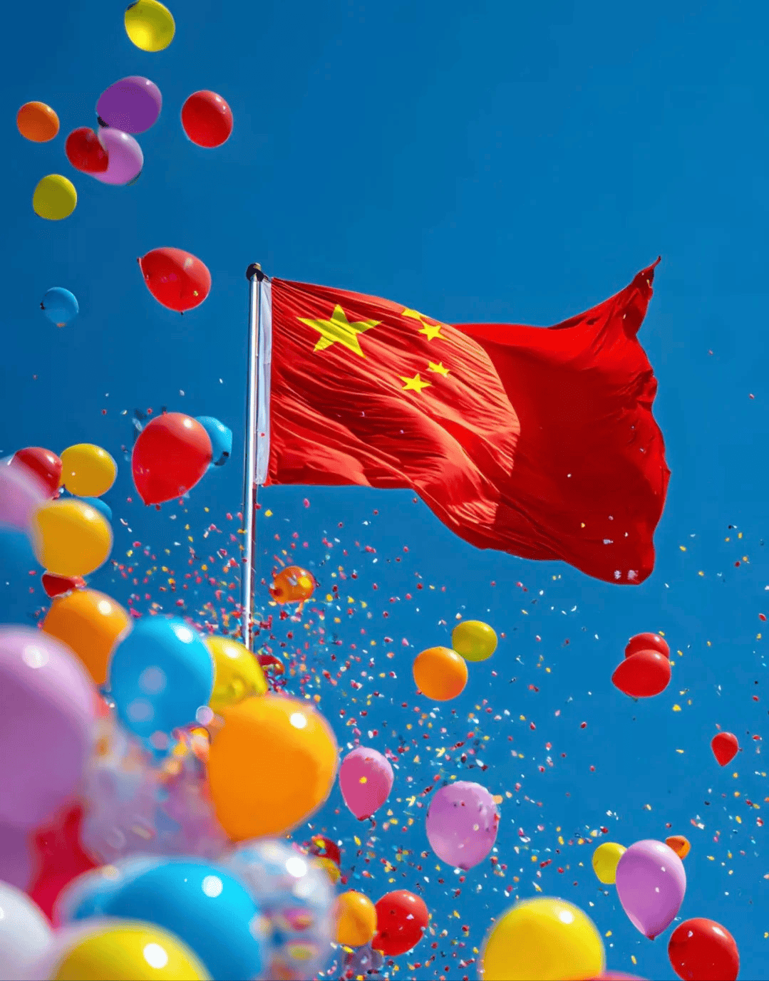 金秋送爽，丹桂飘香，山河锦绣，举国同庆